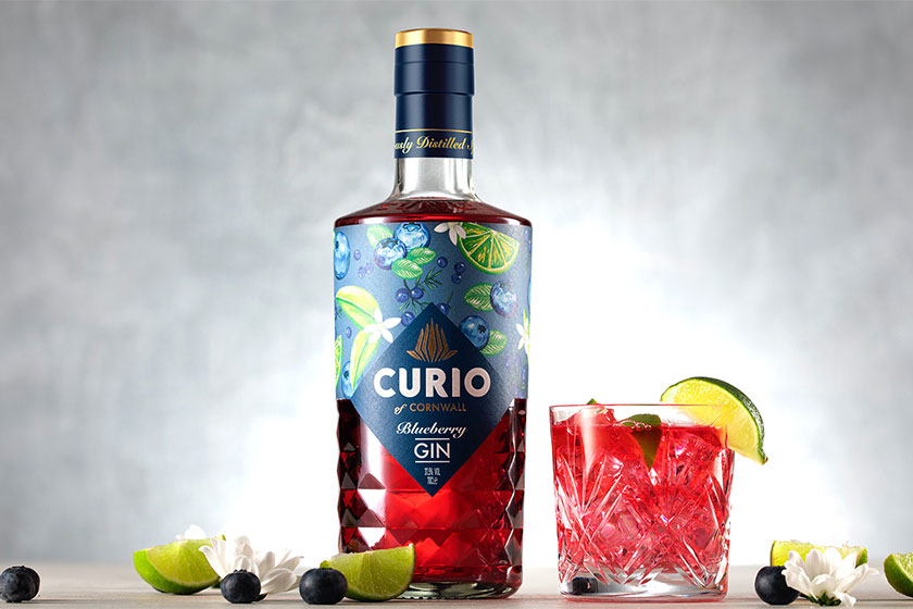 Curio Spirits Blueberry Gin